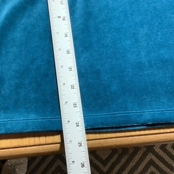 Ann Taylor Teal Short Sleeve Top - Picture 6 of 6